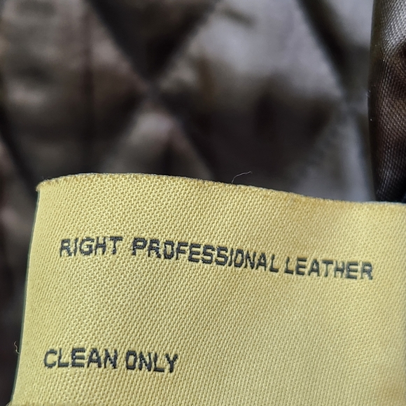 BOSTON HARBOUR Men's Bomber Jacket Large Black Leather Quilted Lining - Picture 7 of 15